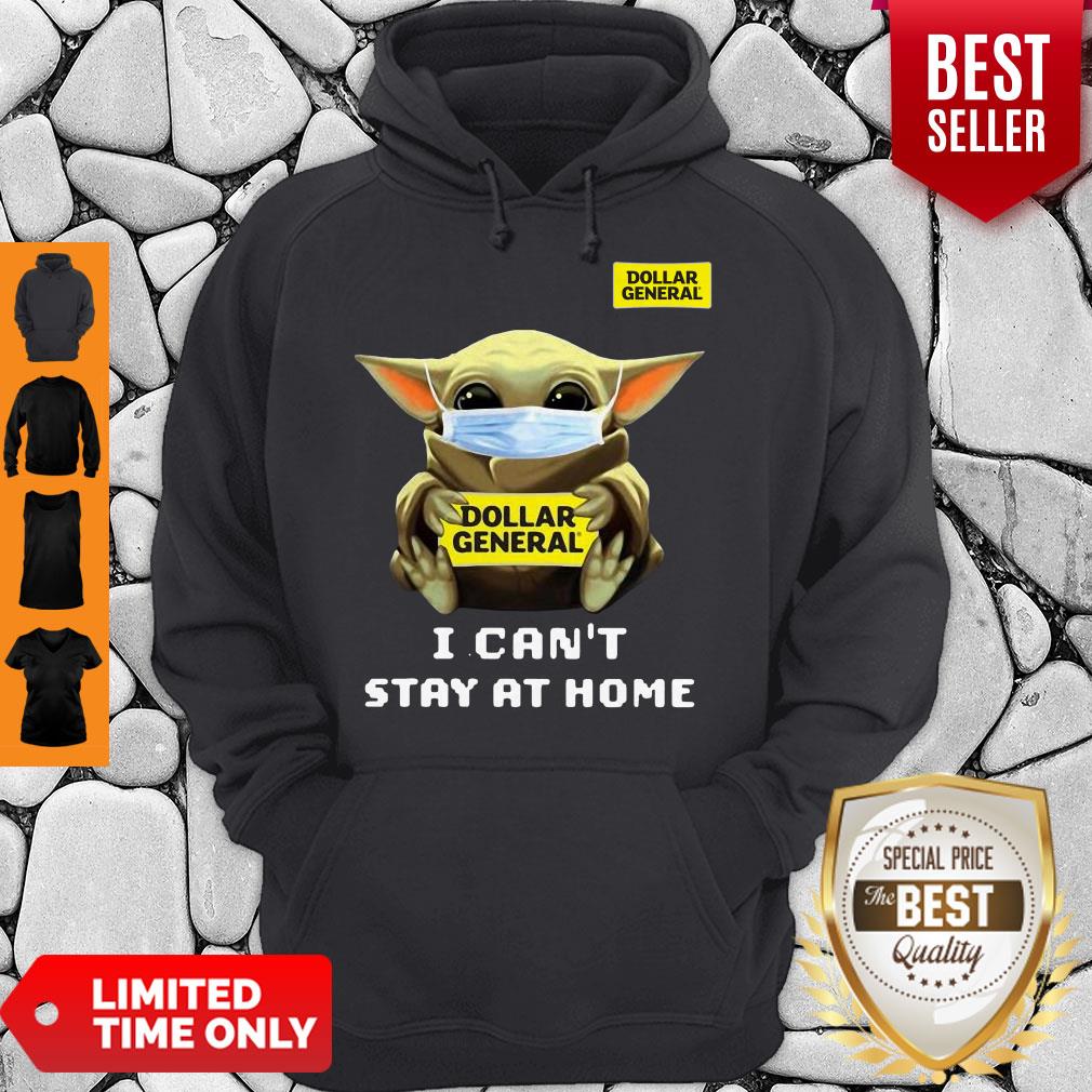 Top Baby Yoda Mask Dollar General I Can't Stay At Home Covid-19 Shirt