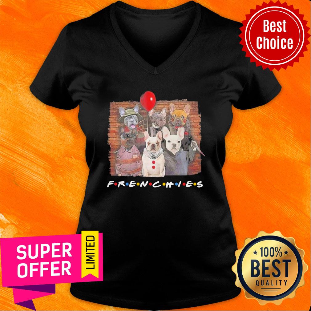 Horror Character Dog Frenchies Friends Halloween Shirt