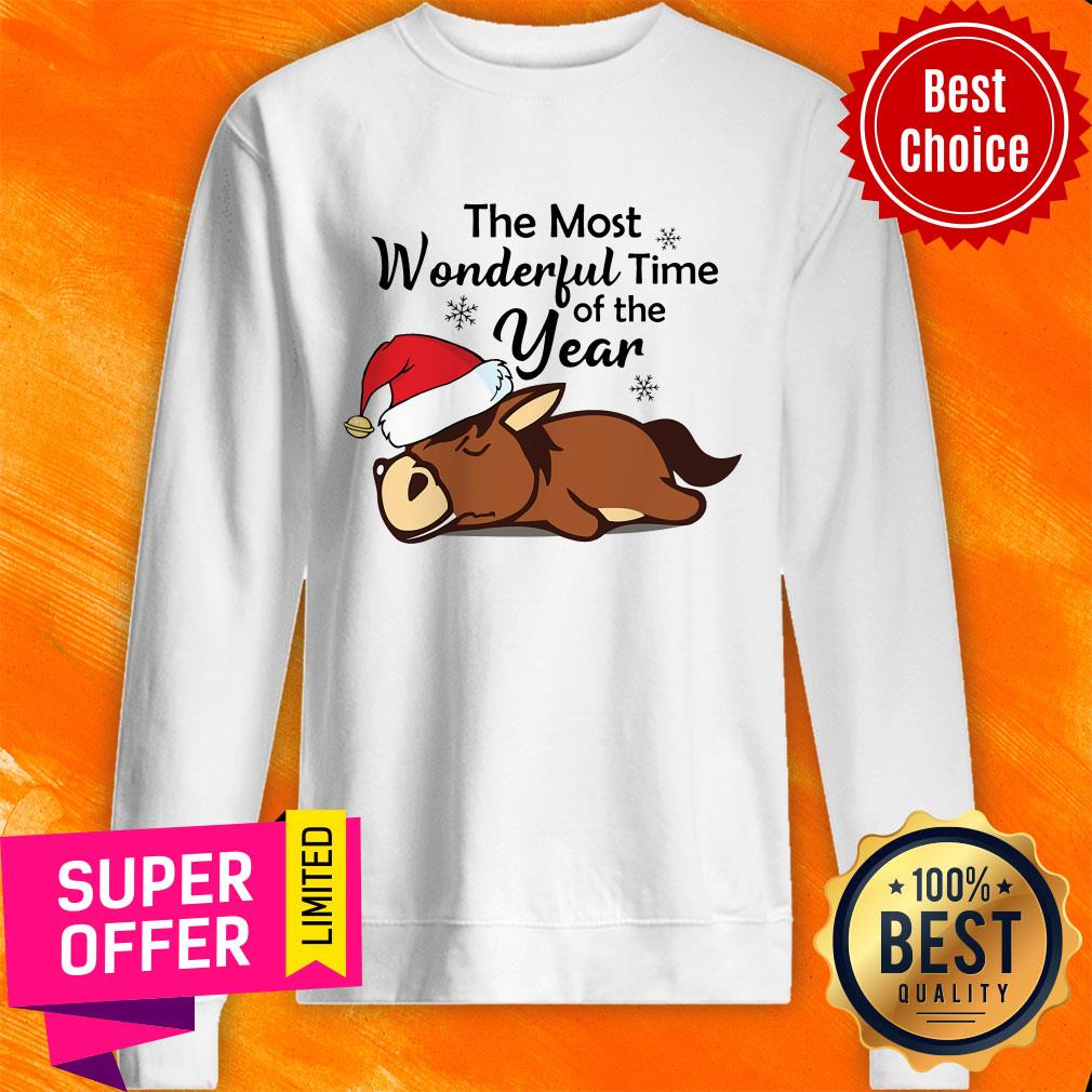 Horse The Most Wonderful Time Of The Year Christmas Shirt