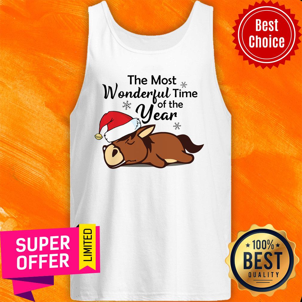 Horse The Most Wonderful Time Of The Year Christmas Shirt