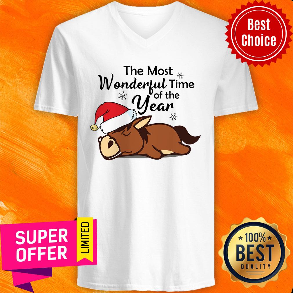 Horse The Most Wonderful Time Of The Year Christmas Shirt