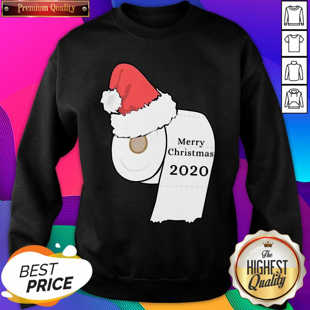 Hot Santa Hat Toilet Paper Merry Christmas 2020 Shirt