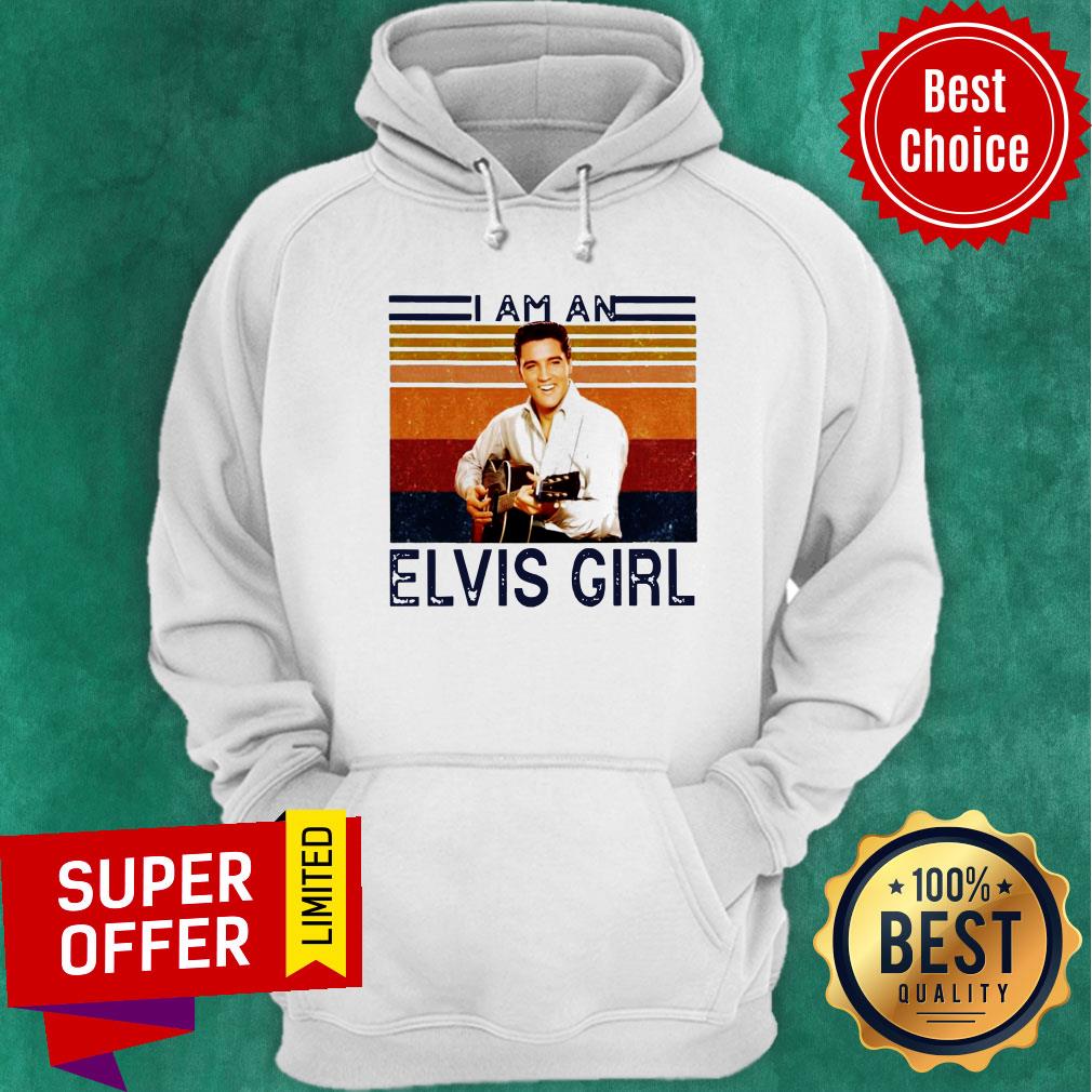 I Am An Elvis Girl Guitar Vintage Shirt