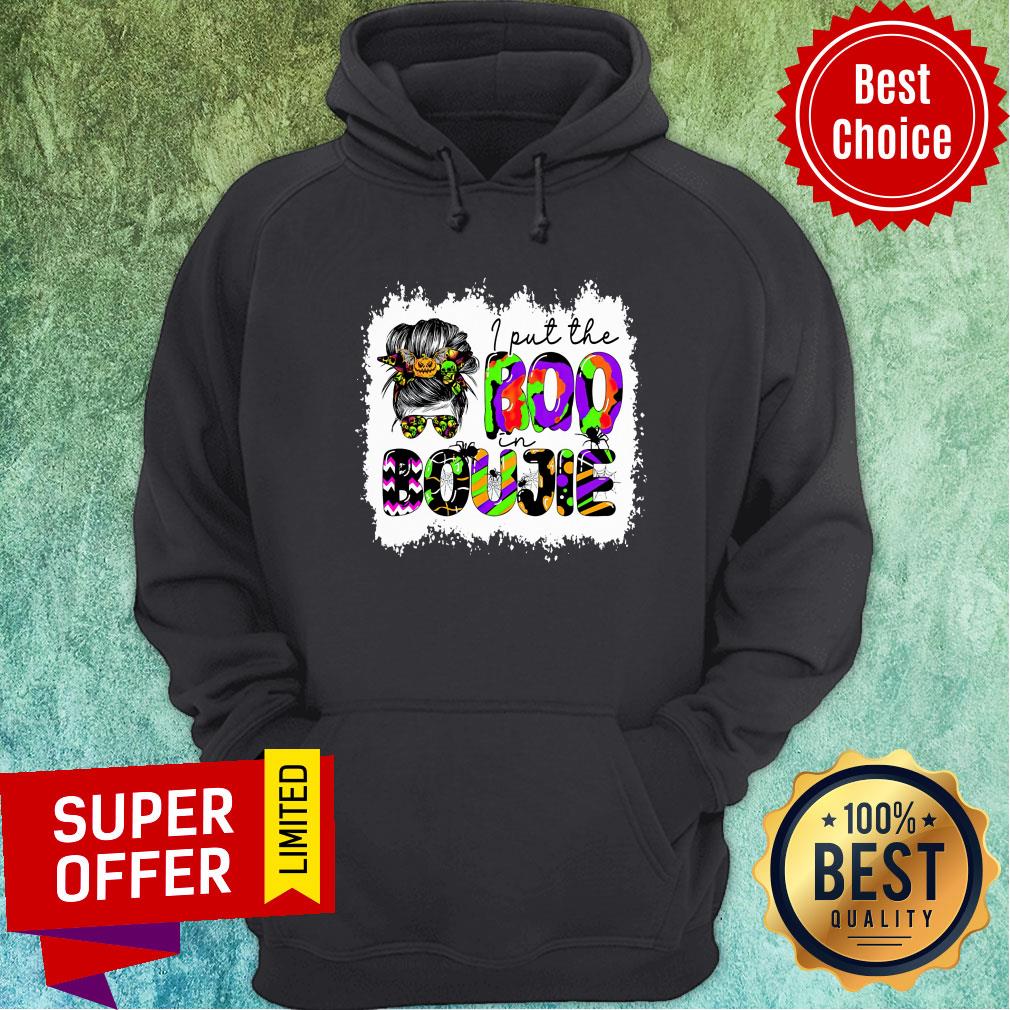 I Put The Boo In Boujie Girl Pumpkin Halloween Shirt