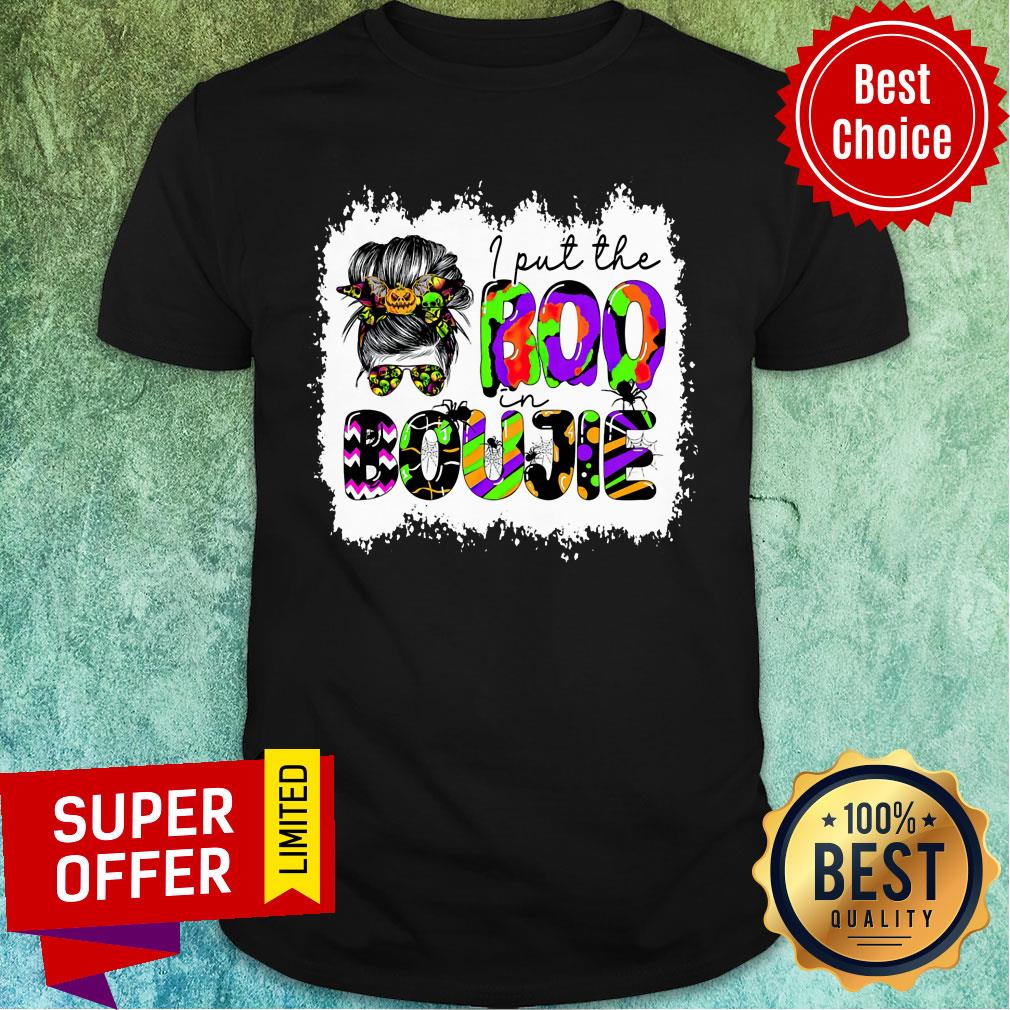 I Put The Boo In Boujie Girl Pumpkin Halloween Shirt