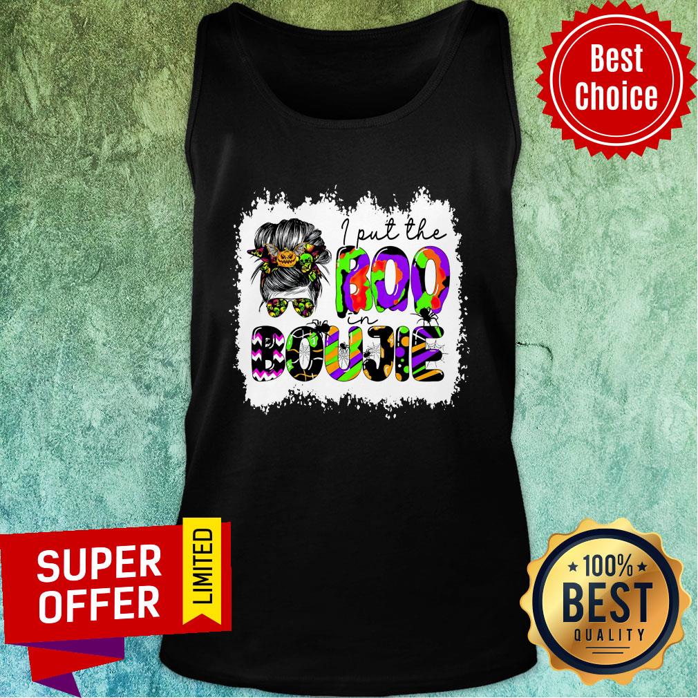 I Put The Boo In Boujie Girl Pumpkin Halloween Shirt