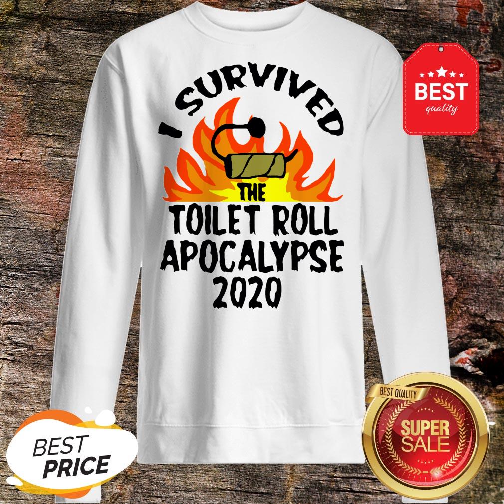 I Survived The Toilet Roll Apocalypse 2020 Toilet Paper Shirt