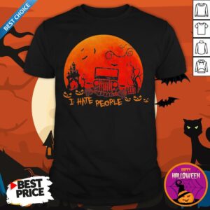 Premium I Hate People Jeep Moon Halloween Shirt
