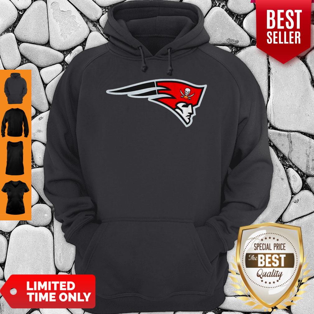 Official New England Patriots Tampa Bay Buccaneers Logo Shirt