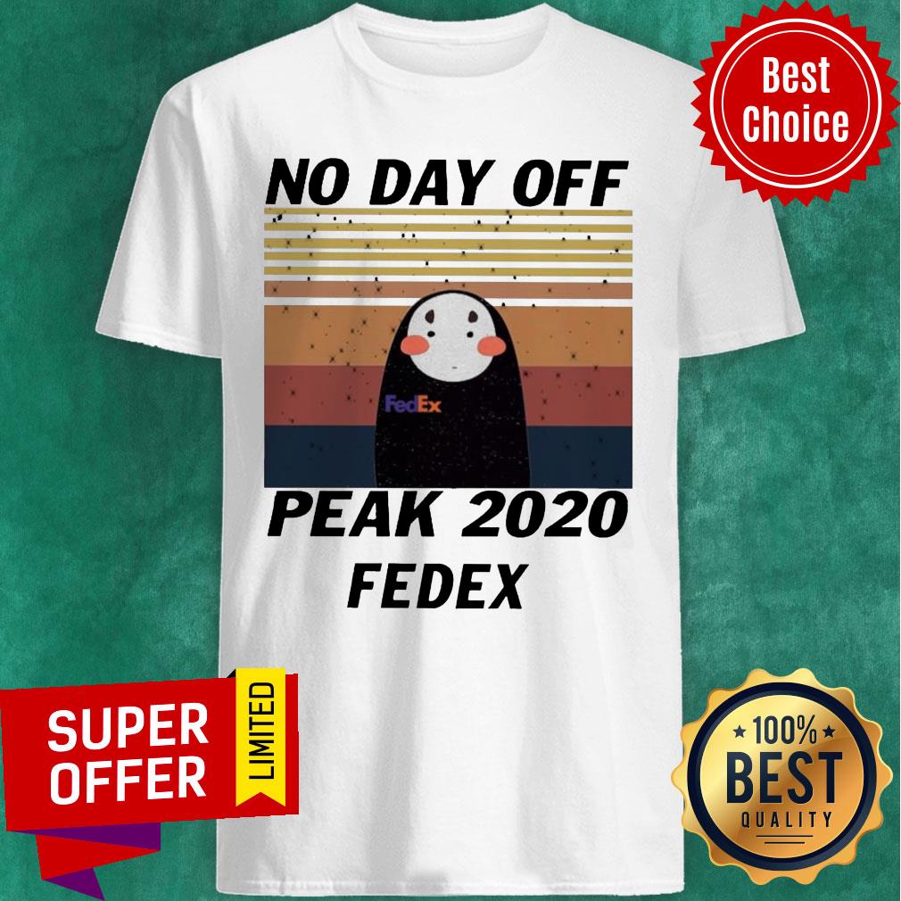 Kaonashi No Day Off Peak 2020 Fedex Vintage Shirt