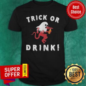 Grateful Ghost Trick Or Drink Halloween Shirt