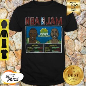 Good NBA Jam Seattle Supersonics Shawn Kemp And Gary Payton Shirt
