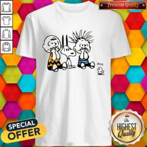 Top Peanuts Snoopy Charlie Brown Linus And Woodstock Boo Shirt