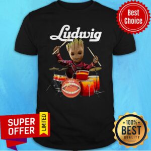 Top Baby Groot Ludwig Drums Shirt