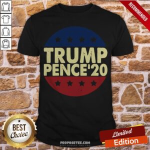 The Trump Pence 2020 Election Costume Patriotic Gift Retro Shirt