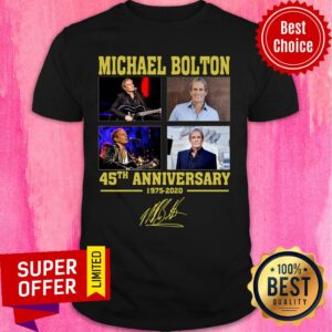 Michael Bolton 45th Anniversary 1975-2020 Shirt
