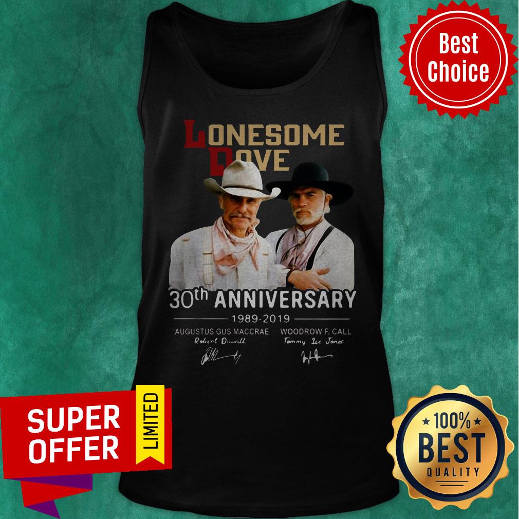 Lonesome Dove Book 30th Anniversary Larry Mcmurtry 1989-2019 Signature Shirt
