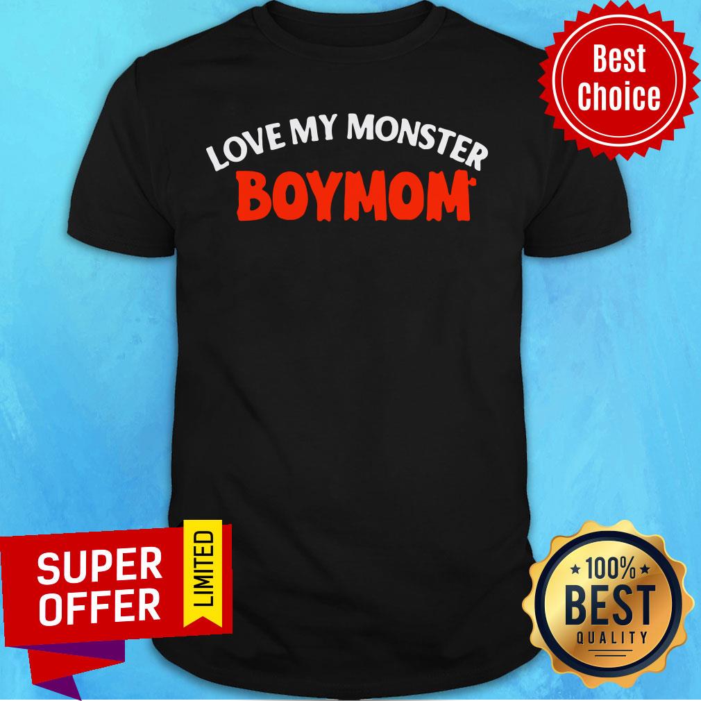 Love My Monster Boymom Halloween Shirt