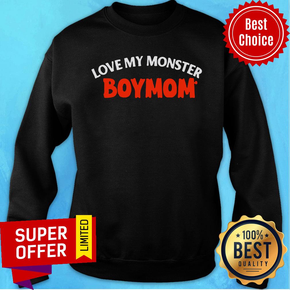 Love My Monster Boymom Halloween Shirt