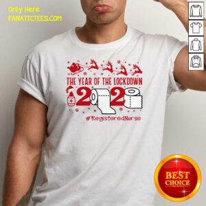 Pretty The Year Of The Lockdown 2020 #RegisteredNurse Ugly Christmas Shirt