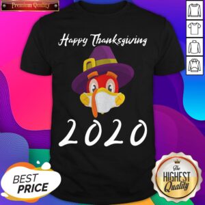Hot Happy Thanksgiving 2020 Turkey Wearing Mask Shirt