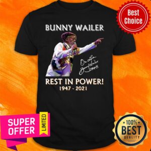 Official Bunny Wailer Rest In Power 1947 2021 Signature Shirt