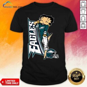 Hot Betty Boop Philadelphia Eagles Football Shirt