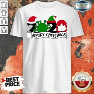 Top 2020 Mask Quarantine Toilet Paper Merry Christmas Shirt