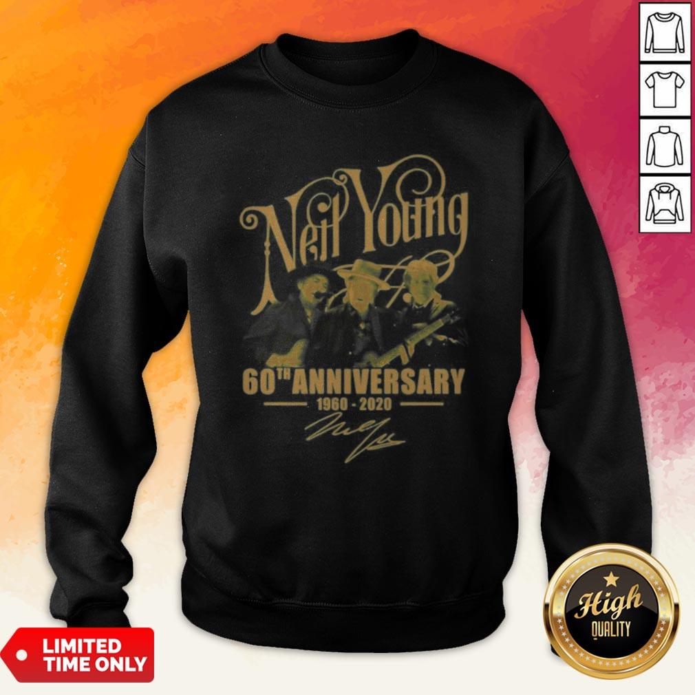 Neil Young 60th Anniversary 1960 2020 Signatures Shirt