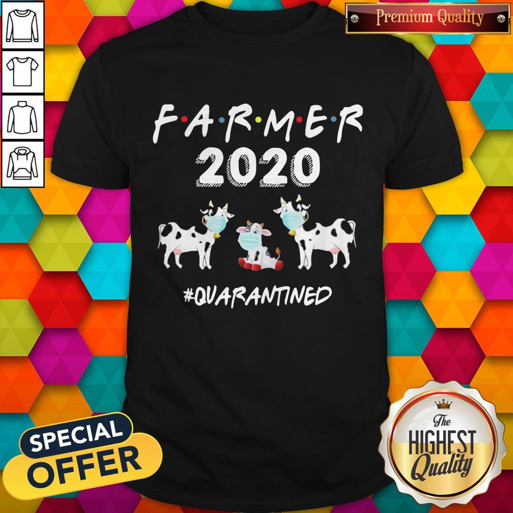 Nice Cows Face Mask Farmer 2020 Quarantined Shirt