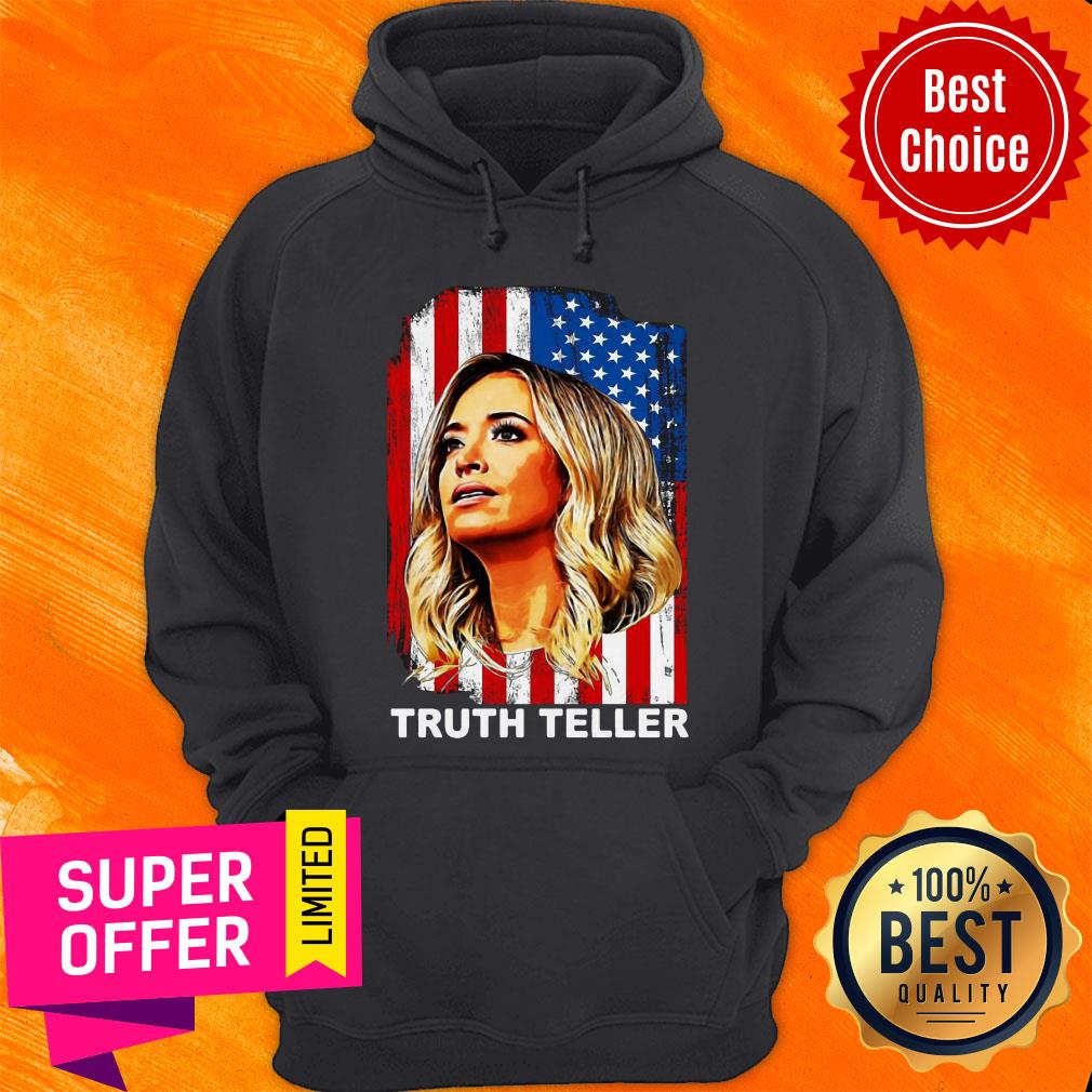 Nice Kayleigh McEnany Truth Teller American Flag Shirt