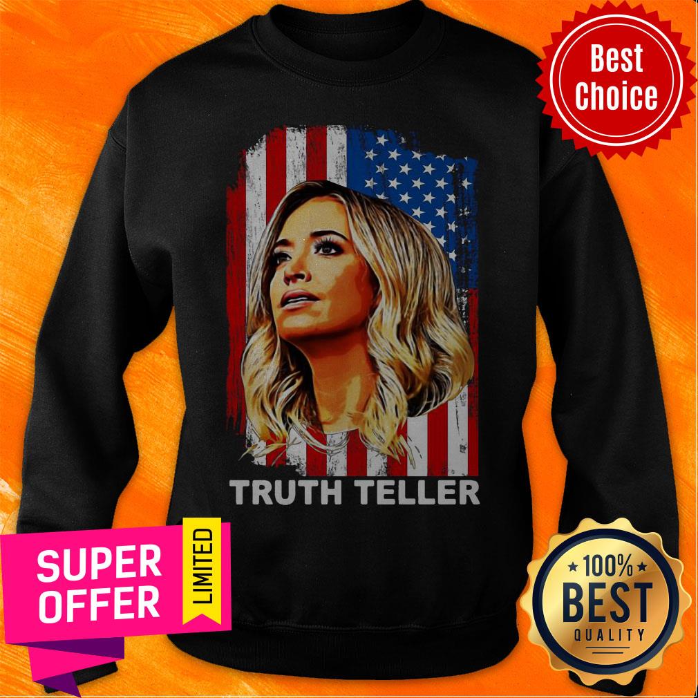 Nice Kayleigh McEnany Truth Teller American Flag Shirt