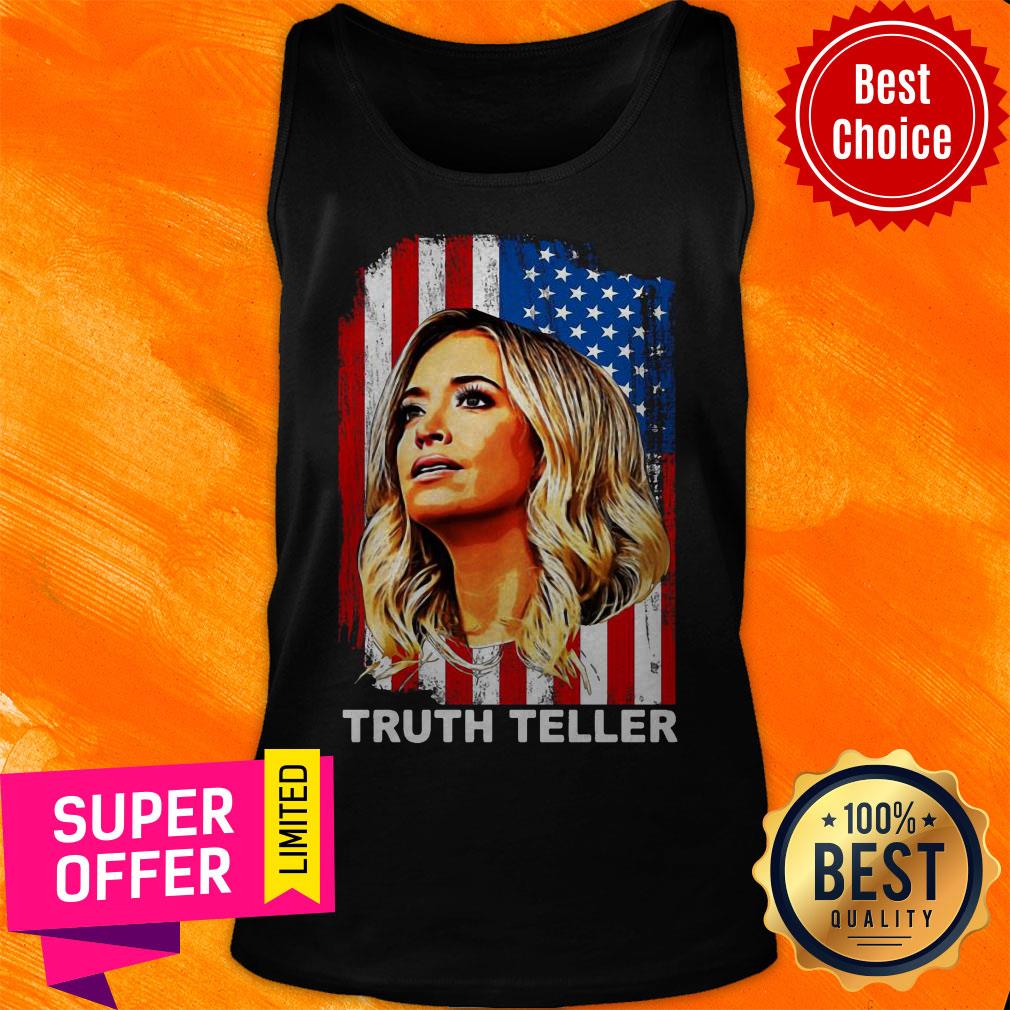 Nice Kayleigh McEnany Truth Teller American Flag Shirt