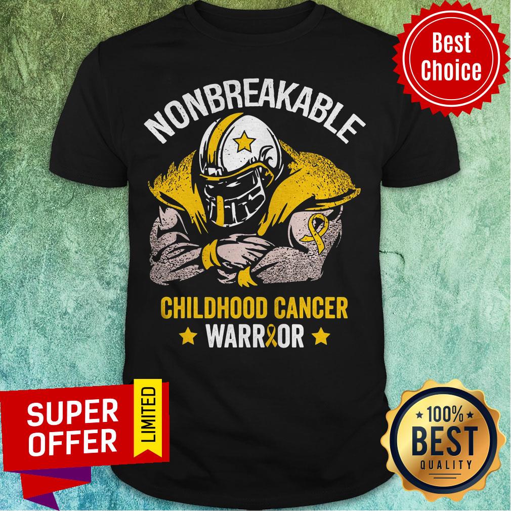Nice Nonbreakable Childhood Cancer Awareness Stars Shirt