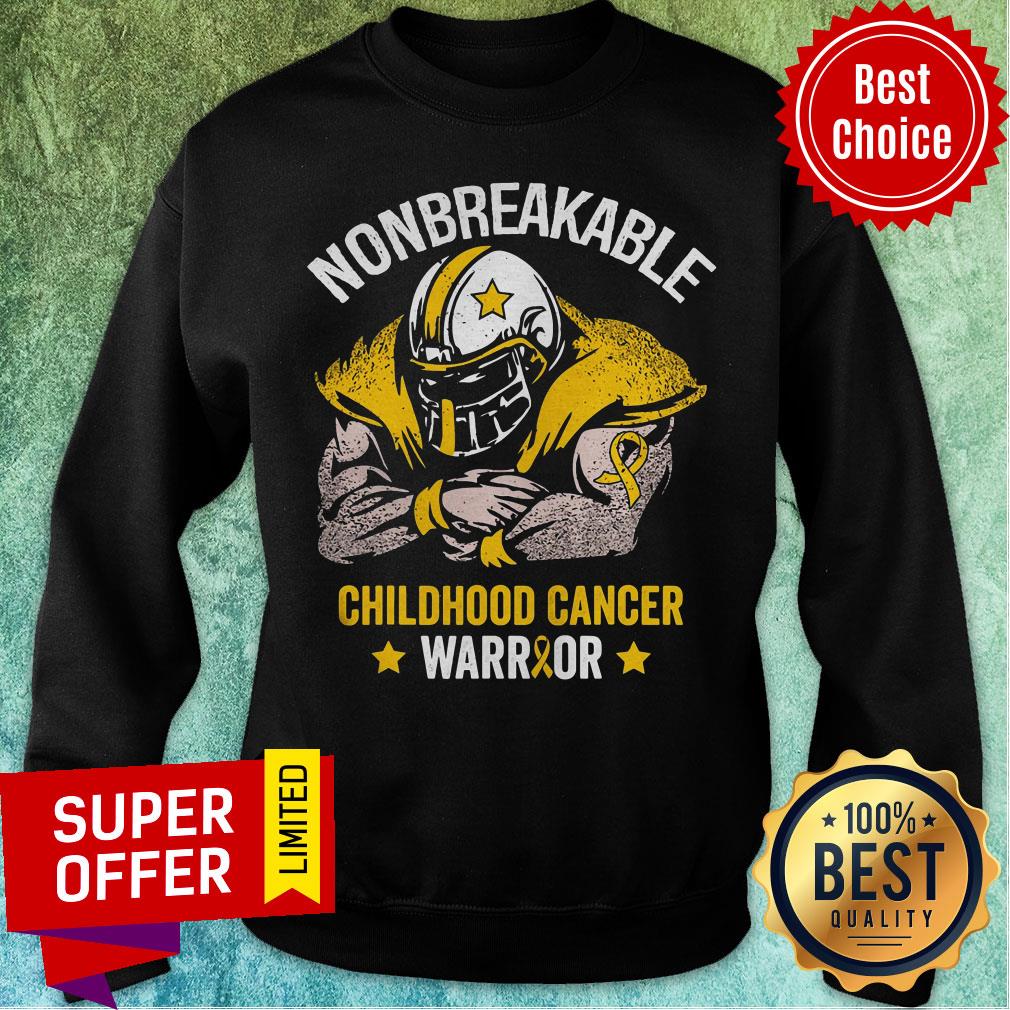 Nice Nonbreakable Childhood Cancer Awareness Stars Shirt