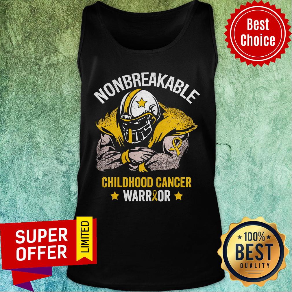 Nice Nonbreakable Childhood Cancer Awareness Stars Shirt