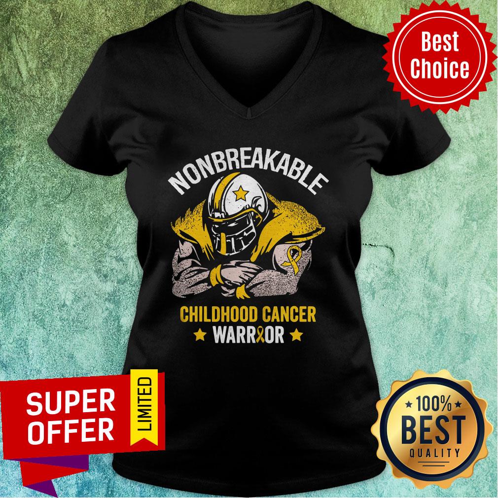 Nice Nonbreakable Childhood Cancer Awareness Stars Shirt