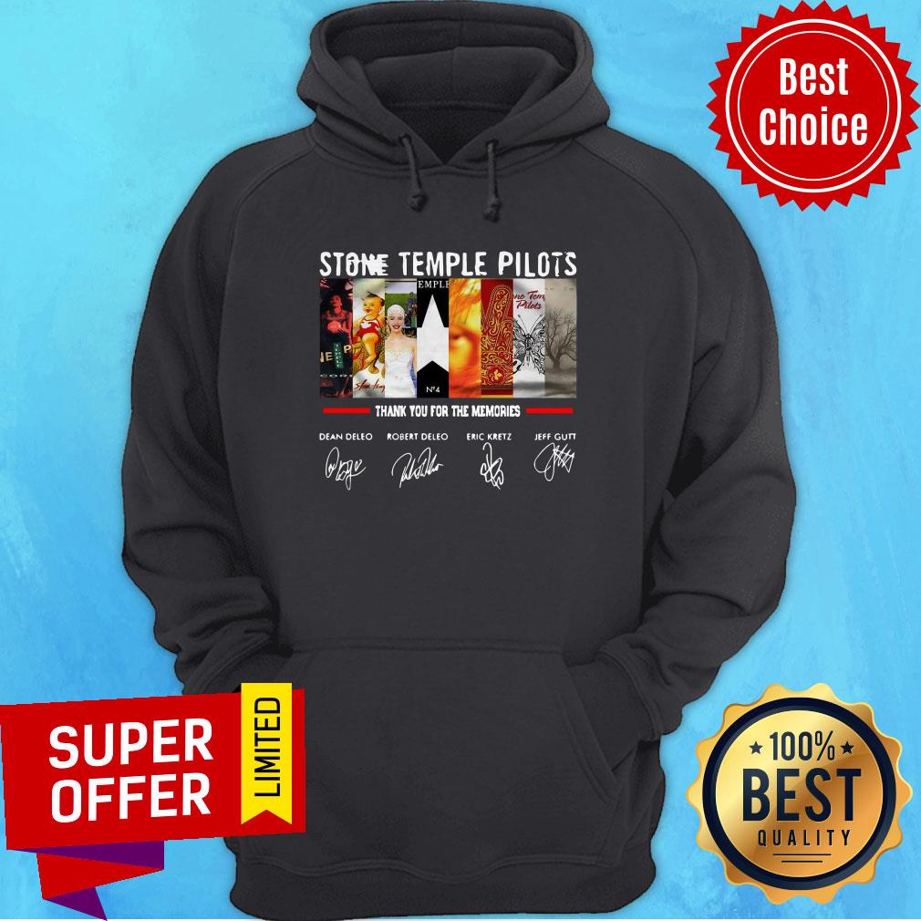 Nice Stone Temple Pilots Thank You For The Memories Signatures Shirt