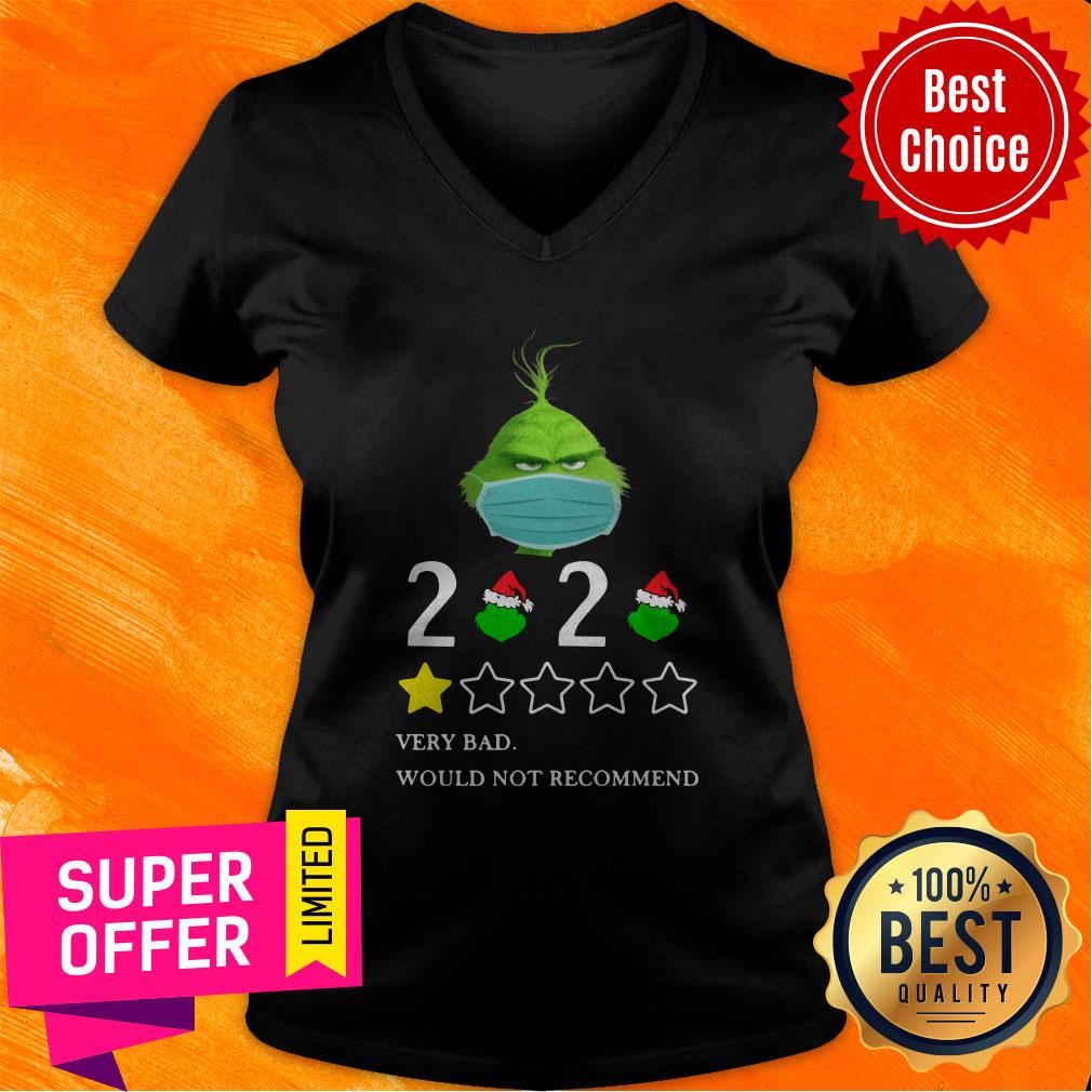 Nice The Grinch Face Mask 2020 Very Bad Would Not Recommend Shirt