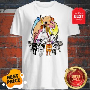 Cute Freddie Mercury With His Cat I Love Dad Shirt