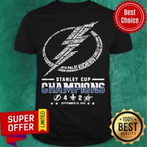 Top Stanley Cup Champions 4 2 September 28 2020 Shirt