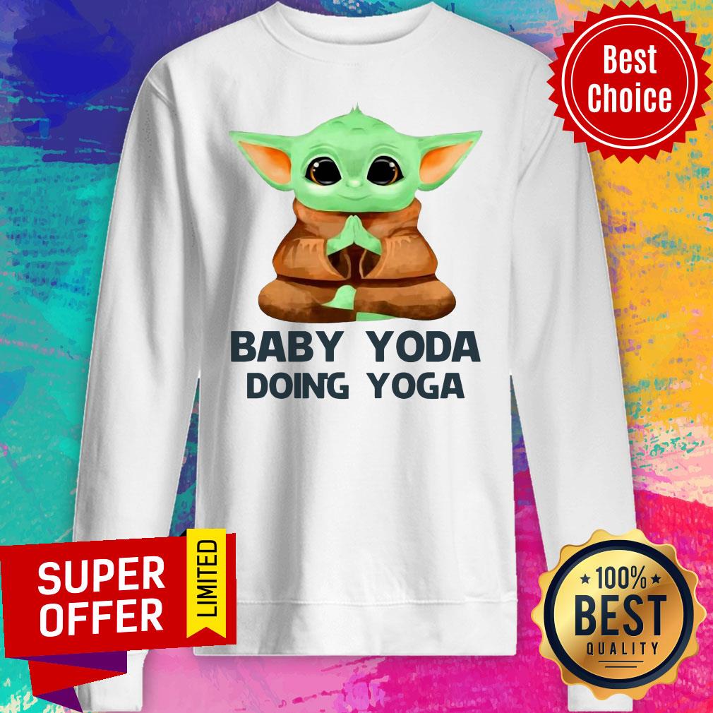 Official Baby Yoda Doing Yoga Shirt