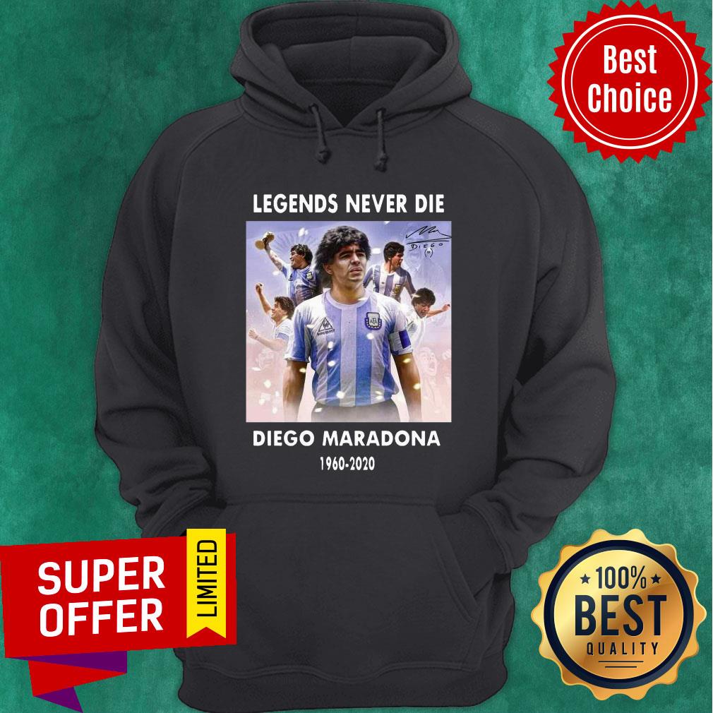 Official Diego Maradona Argentina Football Legend Never Die Shirt