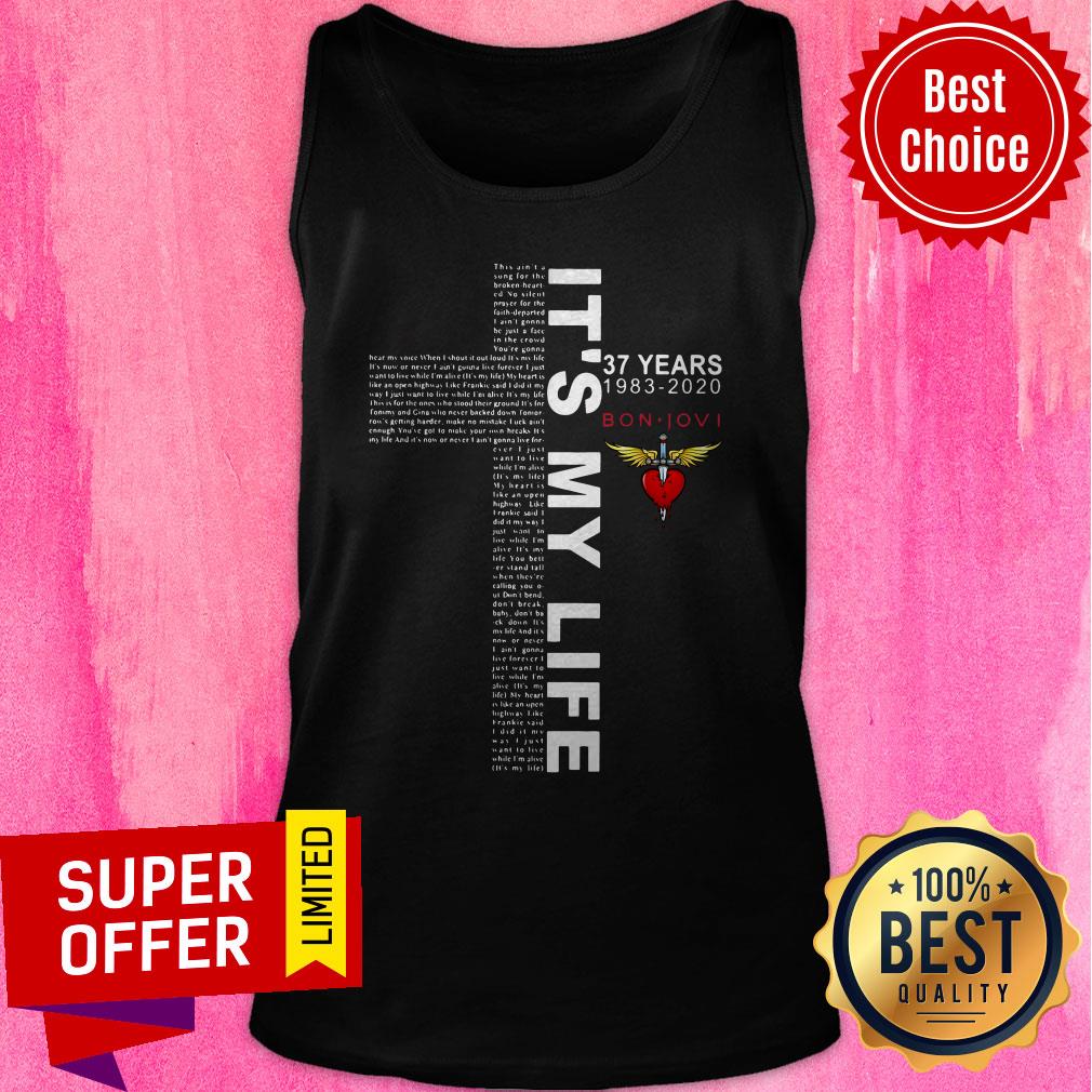 Official It’s My Life 37 Years 1983 2020 Bon Jovi Shirt