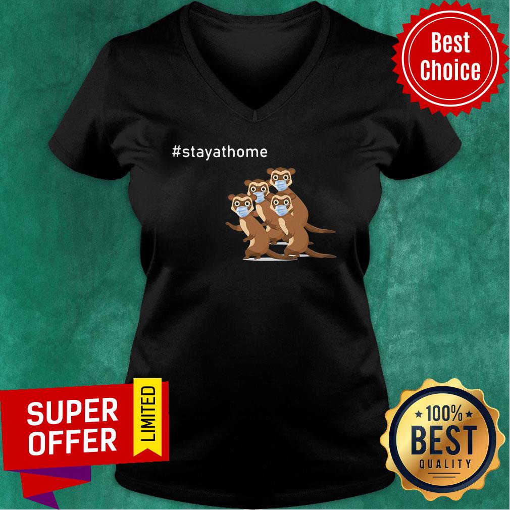 Official Otter Wear Face Mask Stay Home Shirt