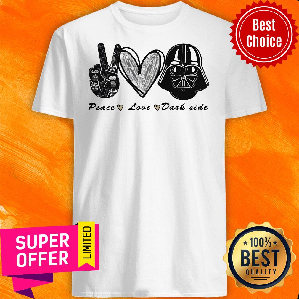 Official Peace Loves Darth Vader Dark Side Shirt