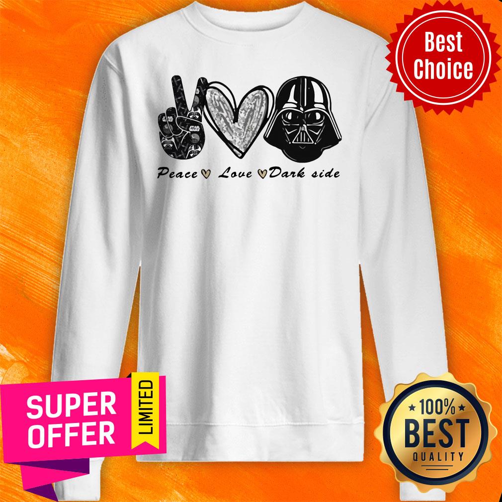 Official Peace Loves Darth Vader Dark Side Shirt