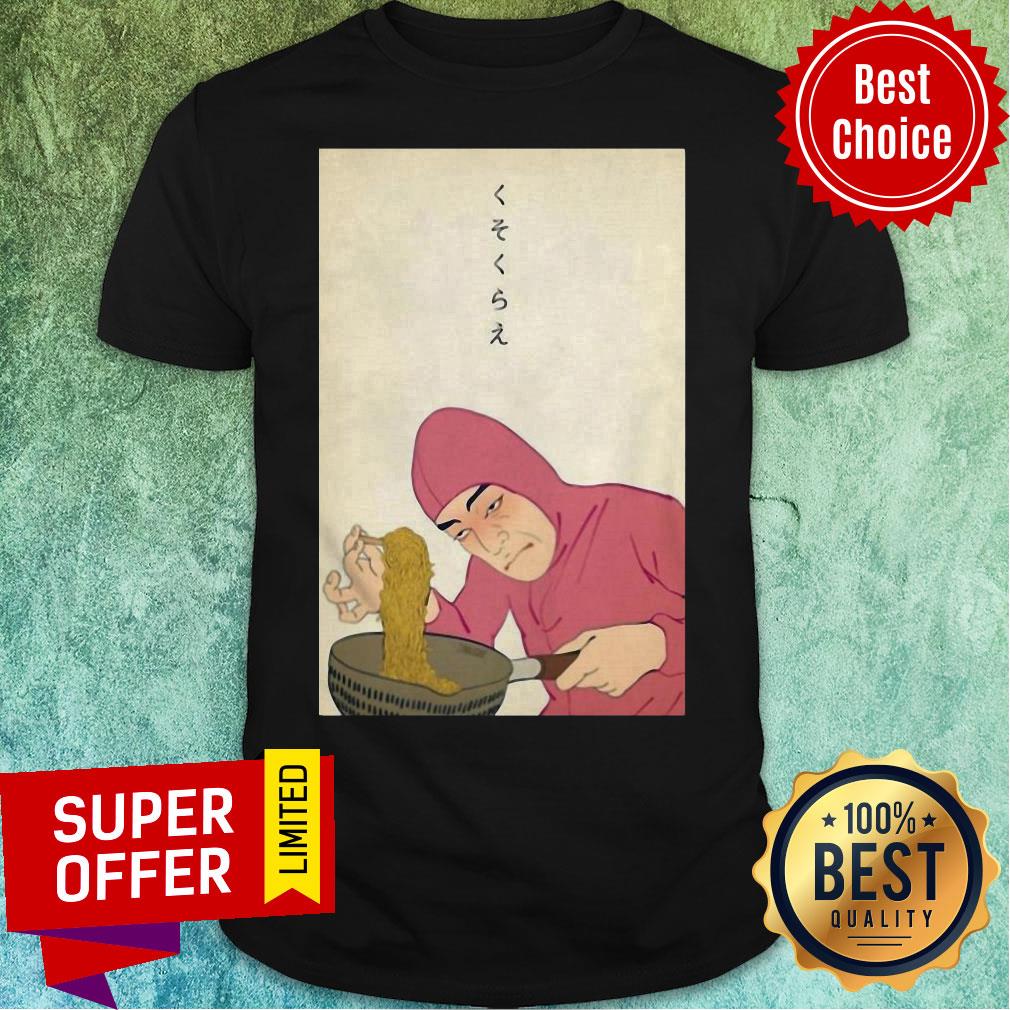 Official Pink Guy Cooks Ramen Shirt