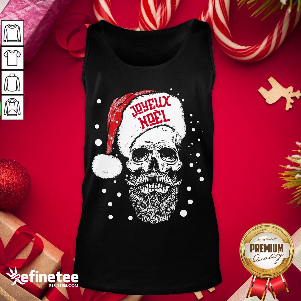 Official Santa Skull Joyeux Noel Shirt