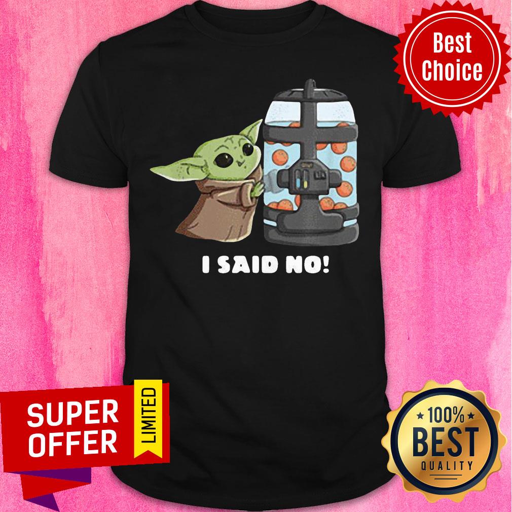 Official The Mandalorian The Child I Said No Egg Container Shirt